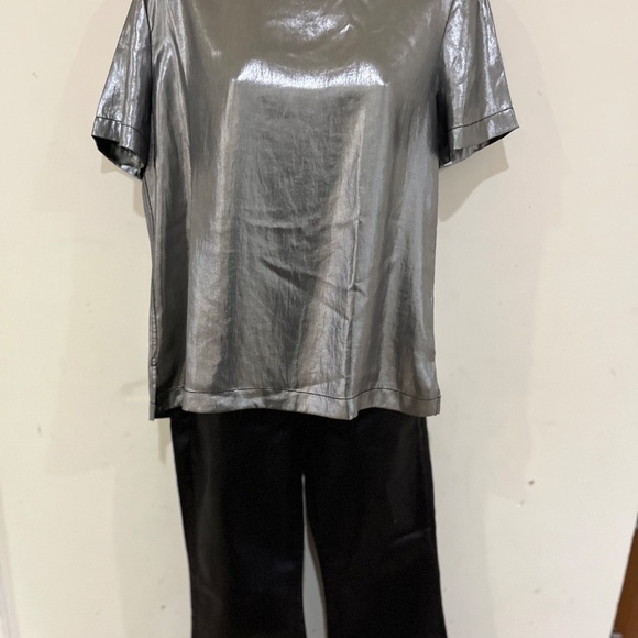 NWT Rag & Bone Metallic Tee - Picture 1 of 4